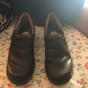 Leather clogs. Beautiful for Fall